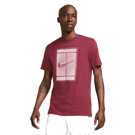 Nike Court T-shirt Dark Beetroot / Elemental Pink