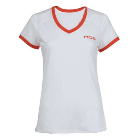 Nox Camiseta Team Blanca Dam T-shirt Vit / Orange