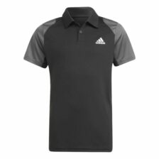 Adidas Boys Club Polo Shirt Black