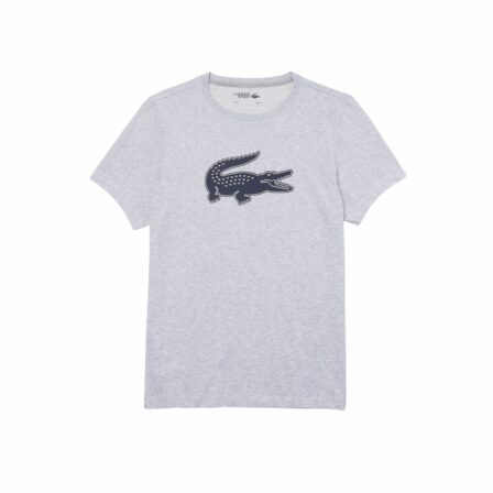 Lacoste Sport 3D Print Crocodile Breathable T-shirt Grey