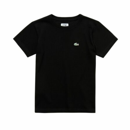 Lacoste Sport Breathable Cotton Blend Junior T-shirt Black