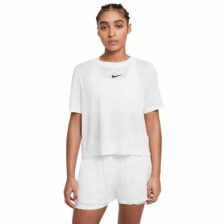 Nike Court Advantage Dam T-shirt White/Black