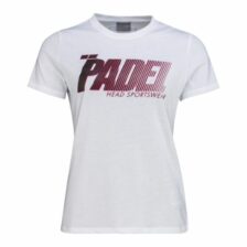 Head Padel SPW T-shirt Dam White
