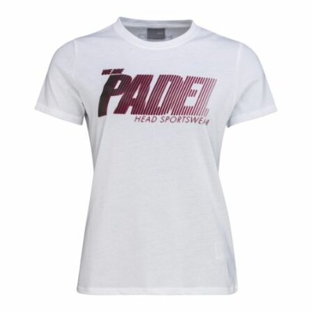 Head-Padel-SPW-T-shirt-Dame-Hvid-Padel-T-shirt