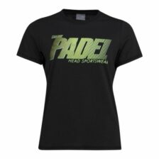 Head Padel SPW T-shirt Dam Black
