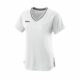 Wilson Team II V-Neck T-shirt Dam White