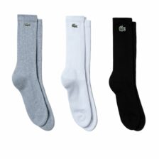 Lacoste Sport High-Cut Socks 3-pack Grey/White/Black