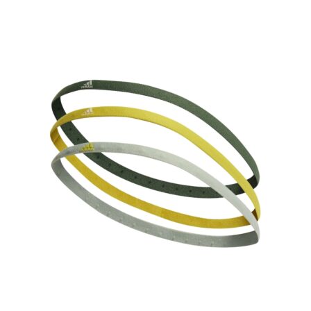 Adidas Hairband 3-Pack Green/Yellow/Green