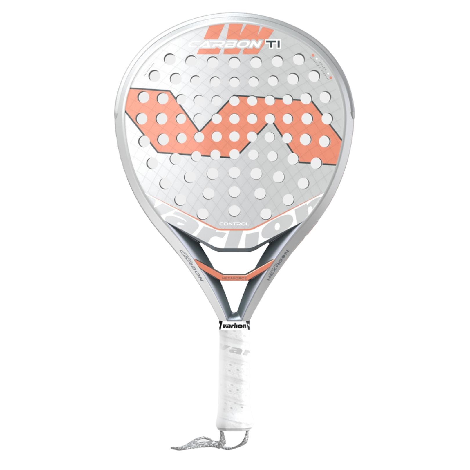 Raquette De Padel Varlion LW Carbon TI Difusor Hexagon BK - Neuve Avec Housse