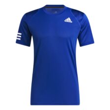 Adidas Club 3-Stripe T-Shirt Blue