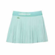 Lacoste Pleated Skirt Light Green/Yellow