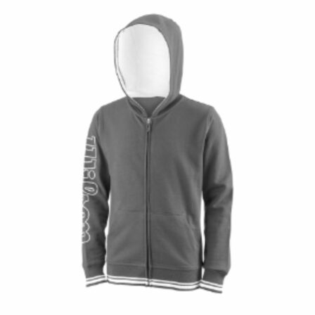 Wilson Youth Team II Svart Hoodie med dragkedja
