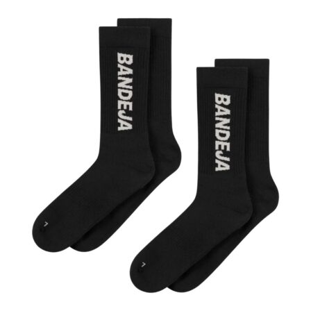 Cuera Bandeja Padel Socks 2-Pack Black