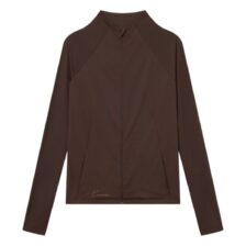 Cuera Active Zip Cardigan Women Dark Brown