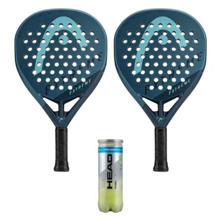 Head Padel Paket (2 x Head Extreme PWR + Head Padel Pro+ 3 stk.)