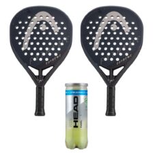Head Padel Paket (2 x Head Extreme Touch + Head Padel Pro+ 3 stk.)