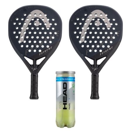 Head Padel Paket (2 x Head Extreme Touch + Head Padel Pro+ 3 stk.)